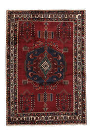 170X243 Afshar Rug Oriental Black/Dark Red (Wool, Persia/Iran) Carpetvista