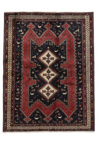  Afshar Rug 170X222 Persian Wool Black/Brown Carpetvista
