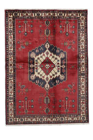 164X223 絨毯 アフシャル オリエンタル ダークレッド/ブラック (ウール, ペルシャ/イラン) Carpetvista