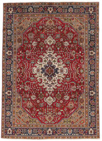  Tabriz Rug 240X340 Persian Wool Brown/Dark Red Large Carpetvista
