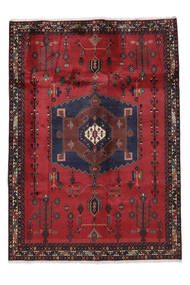 174X245 絨毯 アフシャル オリエンタル ダークレッド/ブラック (ウール, ペルシャ/イラン) Carpetvista