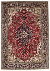  Tabriz Rug 250X357 Persian Wool Brown/Dark Red Large Carpetvista