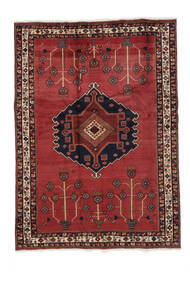  Persian Afshar Rug 185X258 Dark Red/Black Carpetvista