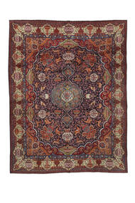  Orientalsk Kashmar Teppe 288X380 Svart/Mørk Rød Stort (Ull, Persia/Iran)
