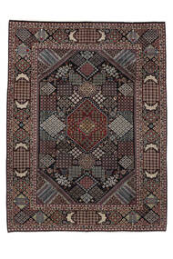 絨毯 オリエンタル ナジャファバード 310X405 ブラック/茶色 大きな (ウール, ペルシャ/イラン)