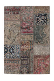 105X156 Patchwork - Persien/Iran Matto Moderni Ruskea/Musta (Villa, Persia/Iran) Carpetvista