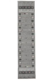 80X250 Gabbeh Indiaas Fine Vloerkleed Modern Tapijtloper Donkergrijs (Wol, India) Carpetvista