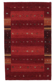  Gabbeh Indo Fine Rug 90X160 Wool Dark Red/Black Small Carpetvista