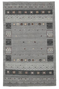 160X230 Gabbeh Indo Fine Rug Modern Dark Grey/Black (Wool, India) Carpetvista
