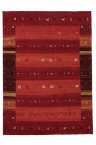 160X230 Gabbeh Indo Fine Rug Modern Dark Red/Black (Wool, India) Carpetvista