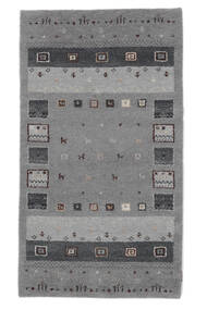 Gabbeh Indo Fine Rug 90X160 Dark Grey/Black Wool, India Carpetvista