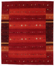 Gabbeh Indisk Fine Teppe 200X250 Mørk Rød/Svart Ull, India Carpetvista