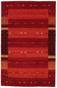  Gabbeh Indo Fine Rug 200X300 Wool Dark Red/Black Carpetvista