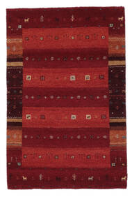 Koberec Gabbeh Indické Fine 120X180 Tmavě Červená/Černá (Vlna, Indie)
