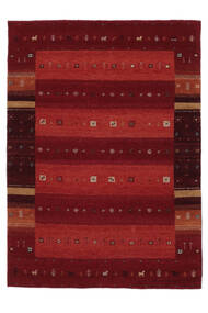 160X230 Tapis Gabbeh Indo Fine Moderne Rouge Foncé/Noir (Laine, Inde) Carpetvista