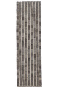 絨毯 キリム Ariana Trend 86X294 廊下 カーペット 茶色/ブラック (ウール, アフガニスタン)