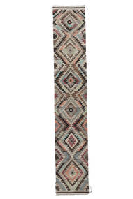  Kilim Ariana Trend Rug 84X486 Wool Brown Small Carpetvista