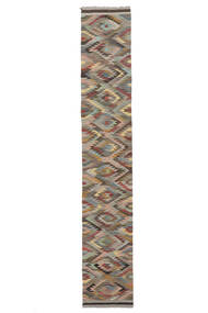  Kilim Ariana Trend Rug 81X487 Wool Brown Small Carpetvista