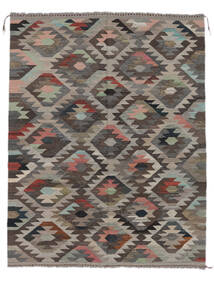 Kilim Ariana Trend Rug 150X192 Brown/Black Wool, Afghanistan Carpetvista