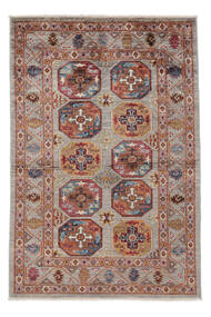  Shabargan 絨毯 104X153 ウール 茶/深紅色の 小 