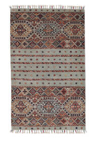 84X138 Shabargan Teppich Moderner Braun/Schwarz (Wolle, Afghanistan) Carpetvista