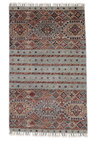 80X133 Shabargan Rug Modern Brown/Dark Red (Wool, Afghanistan) Carpetvista