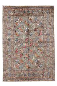 172X250 Shabargan Teppich Moderner Braun/Dunkelgrau (Wolle, Afghanistan) Carpetvista