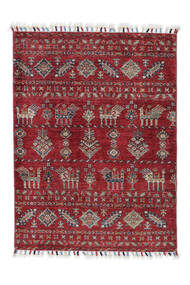 Shabargan Rug 87X117 Dark Red/Brown Wool, Afghanistan Carpetvista