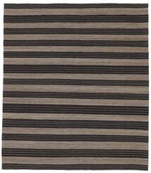 絨毯 キリム モダン 250X300 ブラック/茶色 大きな (ウール, アフガニスタン)