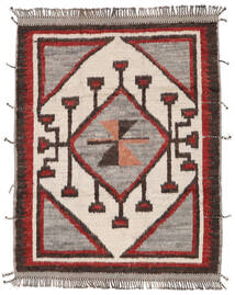 252X325 Moroccan Berber - Afghanistan Vloerkleed Modern Zwart/Bruin Groot (Wol, Afghanistan) Carpetvista
