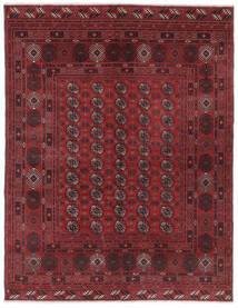  Classic Afghan Fine Tappeto 147X188 Di Lana Rosso Scuro/Nero Piccolo Carpetvista