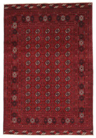 120X175 絨毯 オリエンタル Kunduz ダークレッド/ブラック (ウール, アフガニスタン) Carpetvista