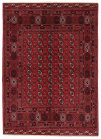 Kunduz Rug Rug 146X200 Dark Red/Black Wool, Afghanistan Carpetvista