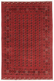  200X295 Classic Afghan Fine Covor Dark Red/Negru Afganistan
 Carpetvista