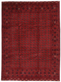  Classic Afghan Fine Rug 265X344 Wool Dark Red/Black Large Carpetvista