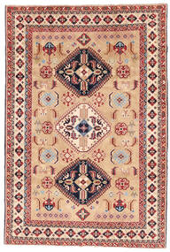 198X294 絨毯 Kunduz オリエンタル 茶色/ダークレッド (ウール, アフガニスタン) Carpetvista