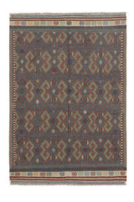  125X180 Kelim Golbarjasta Matot Matto Ruskea/Musta Afganistan Carpetvista