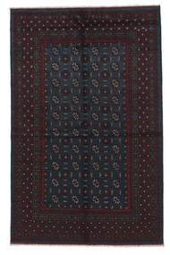  158X247 Afghan Fine Teppich Schwarz Afghanistan Carpetvista