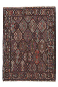 137X193 Kilim Golbarjasta Rug Oriental Black/Dark Red (Wool, Afghanistan) Carpetvista