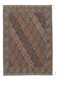 絨毯 オリエンタル キリム ゴルバリヤスタ 207X292 茶色/ブラック (ウール, アフガニスタン)