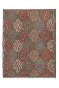  Oriental Kilim Golbarjasta Rug 156X201 Brown/Dark Red Wool, Afghanistan Carpetvista
