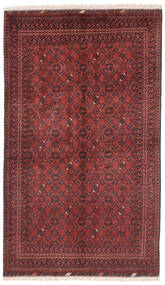 Tapete Kunduz 112X183 Vermelho Escuro/Preto (Lã, Afeganistão)