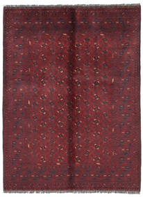  Oriental Kunduz Rug 155X203 Dark Red/Black Wool, Afghanistan Carpetvista