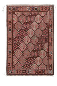  Oriental Kilim Golbarjasta Rug 200X299 Dark Red/Black Wool, Afghanistan Carpetvista
