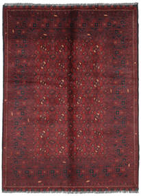  Orientalischer Kunduz Teppich 151X197 Dunkelrot/Schwarz Wolle, Afghanistan Carpetvista