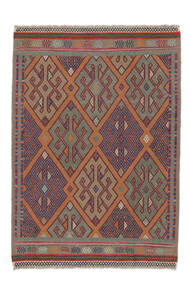 Kelim Golbarjasta Teppich 102X147 Braun/Dunkelrot Wolle, Afghanistan Carpetvista