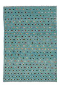 249X344 絨毯 キリム Nimbaft モダン ダークターコイズ (ウール, アフガニスタン)