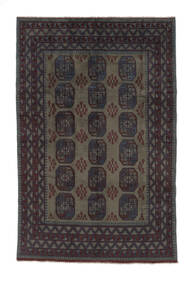  Afghan Fine Rug 192X290 Wool Black Carpetvista