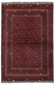  Kunduz Rug 102X145 Wool Black/Dark Red Small Carpetvista