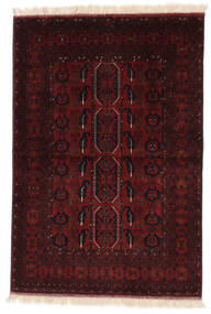  Kunduz Rug 101X148 Wool Black/Dark Red Small Carpetvista